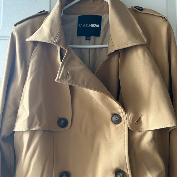 Fashion Nova, High Fashion, Unique Trench Coat - Picture 4 of 7